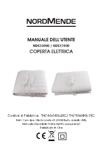 Manuale Nordmende NDCE300D Coprimaterasso elettrico