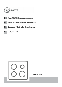 Manual Atlantic ATL EKCZKB78 Hob