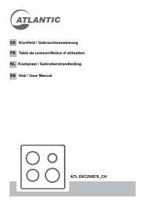 Bedienungsanleitung Atlantic ATL EKCZKB78_CH Kochfeld