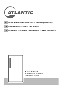 Manual Atlantic ATLKGKW122E Refrigerator