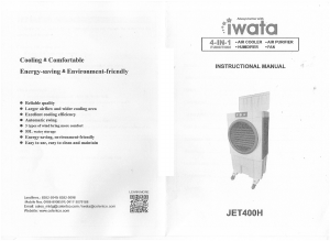 Handleiding Iwata JET-400H Ventilator