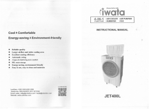 Handleiding Iwata JET-400L Ventilator