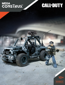 Handleiding Mega Construx set DXB63 Call of Duty ATV grondverkenners