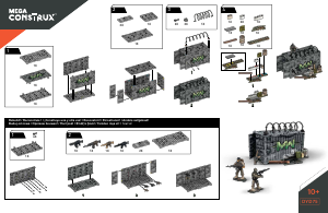 Handleiding Mega Construx set DYD75 Call of Duty Moderne infanterie wapenopslag