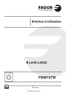 Mode d’emploi Fagor FWM127W Lave-linge