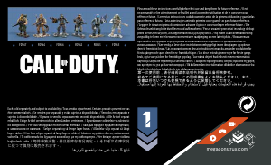 Manual de uso Mega Construx set FDY62 Call of Duty John Price