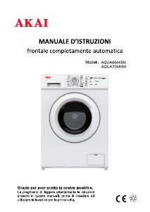 Manual Akai AQUA6044SN Washing Machine