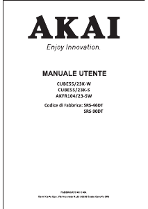 Manual Akai CUBE55/23K-S Refrigerator