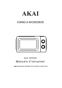 Manuale Akai AKMW20SG Microonde