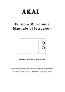 Manuale Akai AKMW201GN Microonde
