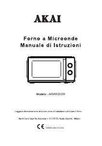 Manuale Akai AKMW202W Microonde