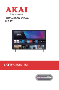 Manual Akai AKTV407M LED Television