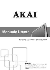 Manual Akai AKTV2430H LED Television