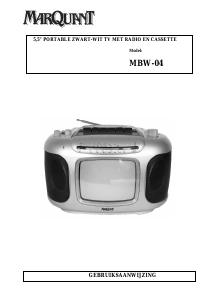 Handleiding MarQuant MBW-04 Televisie