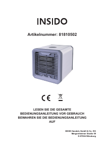 Manual Insido 81810502 Ventilator