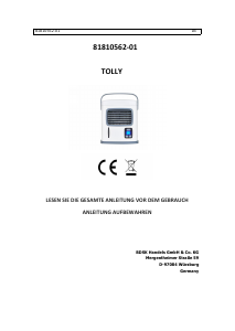 Manual Insido 81810562-01 Ventilator