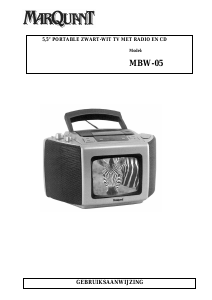 Handleiding MarQuant MBW-05 Televisie