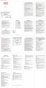 Manuale Akai CLASS280K Frigorifero-congelatore