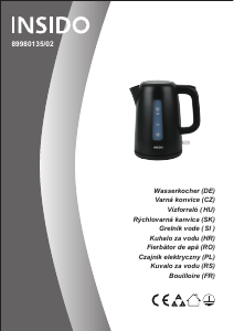 Manual Insido 89980135/02 Fierbător