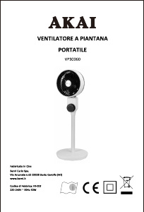 Manuale Akai VP30360 Ventilatore
