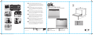 Mode d’emploi OK ODW 141 D W Lave-vaisselle