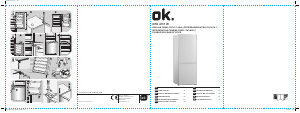 Bruksanvisning OK OFK 411 F W Kyl-frys