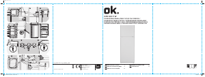 Manuale OK OFK 531 F W Frigorifero-congelatore