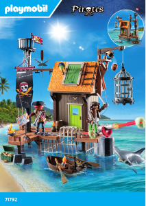 Manuale Playmobil set 71792 Pirates Approdo dei pirati