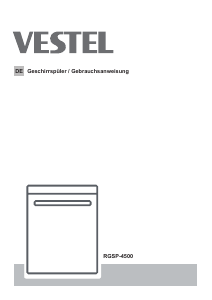 Bedienungsanleitung Vestel RGSP-4500 Geschirrspüler
