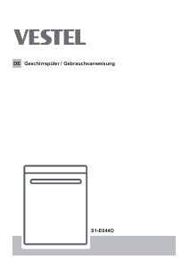 Bedienungsanleitung Vestel S1-E044O Geschirrspüler