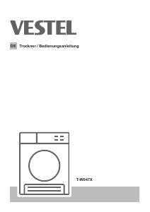 Bedienungsanleitung Vestel T-W047X Trockner