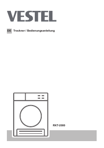 Bedienungsanleitung Vestel RKT-2000 Trockner