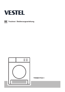Bedienungsanleitung Vestel TVK0017C0-1 Trockner