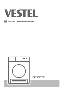 Bedienungsanleitung Vestel VG-TCT277PW1 Trockner