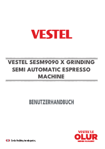 Bedienungsanleitung Vestel SESM9090 X Espressomaschine