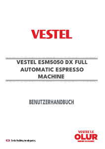 Bedienungsanleitung Vestel ESM5050 DX Espressomaschine