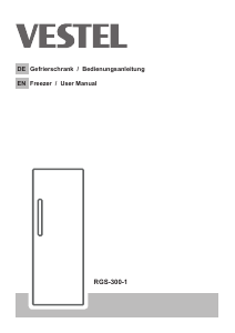 Handleiding Vestel RGS-300-1 Vriezer