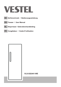 Bedienungsanleitung Vestel VLS-GS2441-WE Gefrierschrank