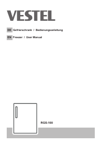 Bedienungsanleitung Vestel RGS-100 Gefrierschrank