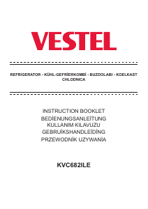 Instrukcja Vestel KVC682ILE Lodówko-zamrażarka