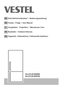 Manuale Vestel VA-CFLB165EBN Frigorifero-congelatore