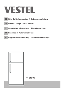 Manuale Vestel K1-D021W Frigorifero-congelatore