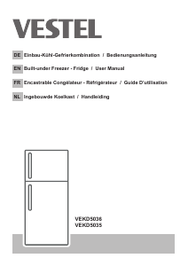 Bedienungsanleitung Vestel VEKD5036 Kühl-gefrierkombination