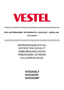 Kullanım kılavuzu Vestel KVD362SF Donduruculu buzdolabı
