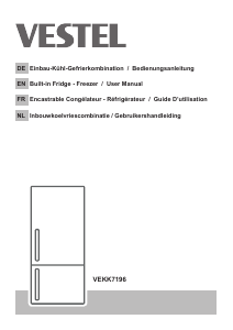 Bedienungsanleitung Vestel VEKK7196 Kühl-gefrierkombination