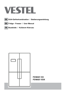 Bedienungsanleitung Vestel FD56021 EDX Kühl-gefrierkombination