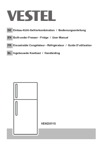 Bedienungsanleitung Vestel VEKD5115 Kühl-gefrierkombination