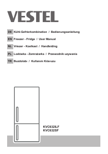 Instrukcja Vestel KVC632SF Lodówko-zamrażarka