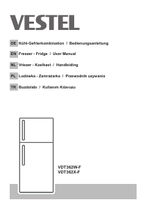 Instrukcja Vestel VDT362X-F Lodówko-zamrażarka