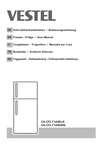 Manuale Vestel VA-CFLT145EWN Frigorifero-congelatore